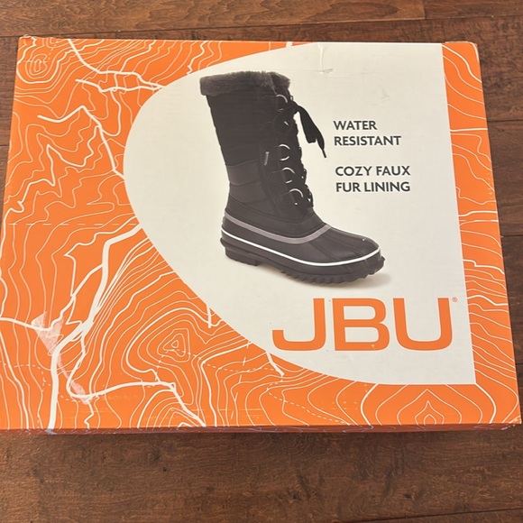 JBU Sabine Ladies' Size 10 Water Resistant Winter Boot, Black - Picture 7 of 7